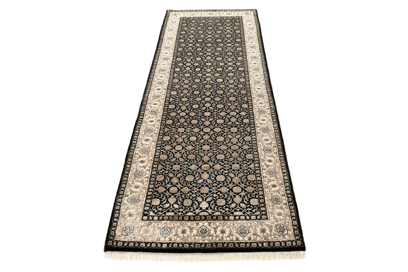 Tapis de couloir Tapis oriental - Bidjar - Indus - 241 x 84 cm - beige foncé