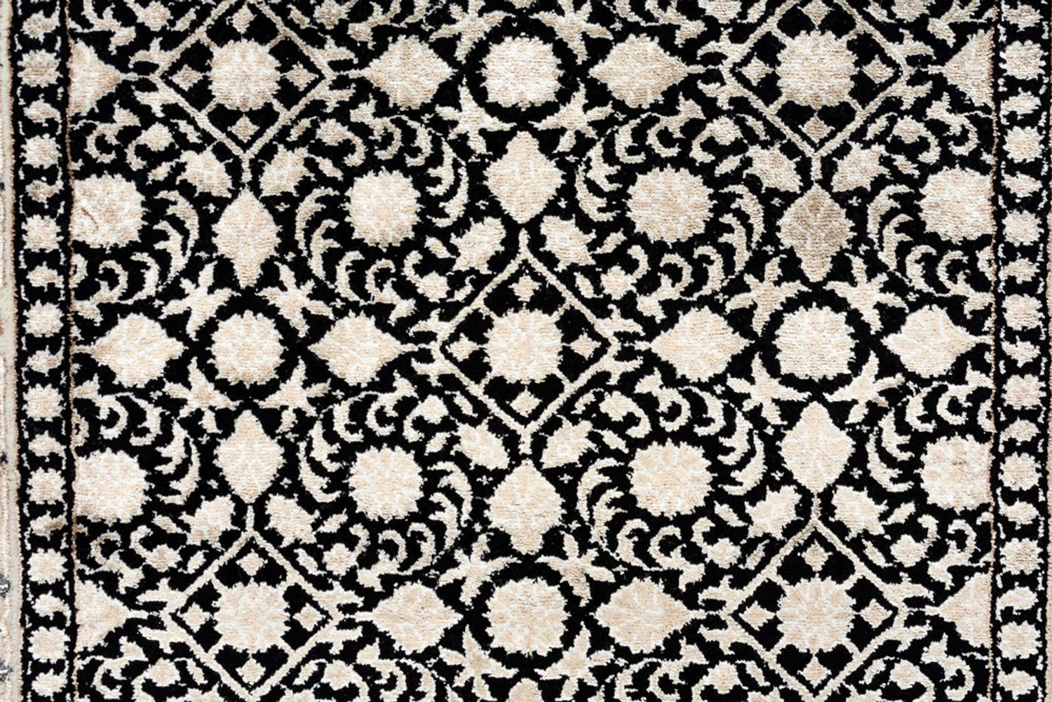 Tapis de couloir Tapis oriental - Bidjar - Indus - 241 x 84 cm - beige foncé