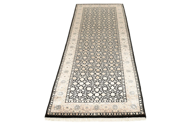 Tapis de couloir Tapis oriental - Bidjar - Indus - 241 x 84 cm - beige foncé