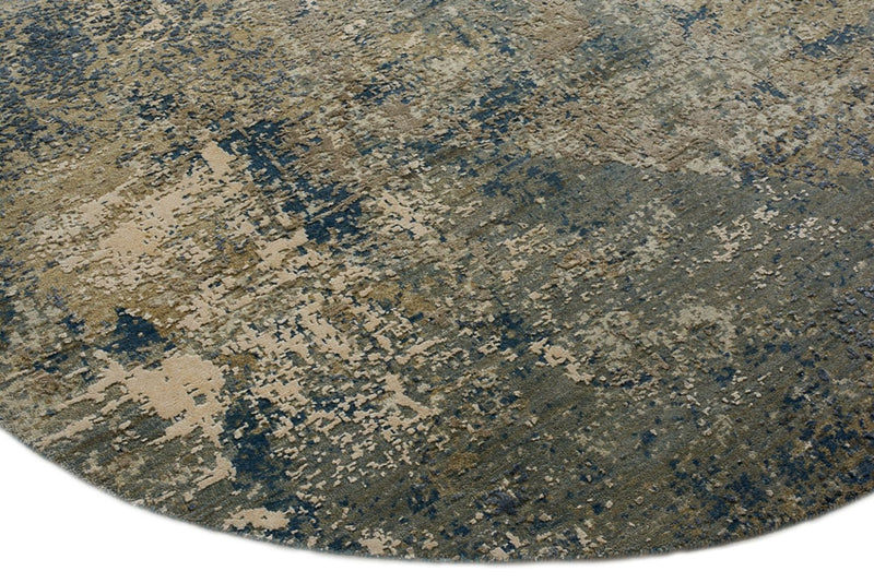 Tapis design ronde  - 201 x 199 cm - sable