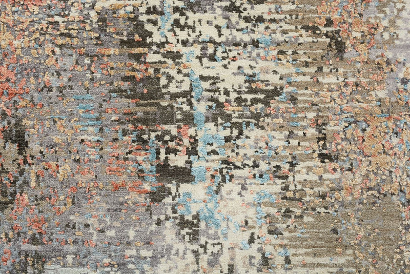 Tapis design - 301 x 244 cm - multicolore