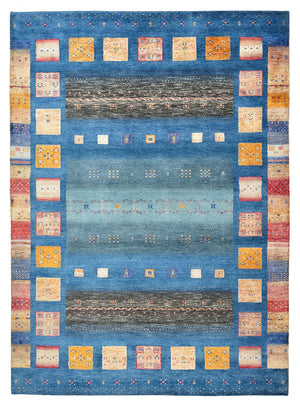 Tapis Gabbeh - Loribaft Indus - 240 x 175 cm - multicolore