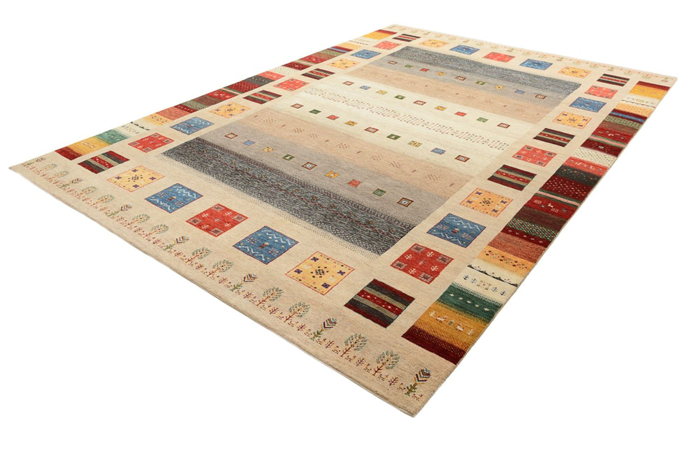Tapis Loribaft indien Tapis 356x252cm - Tapis en laine