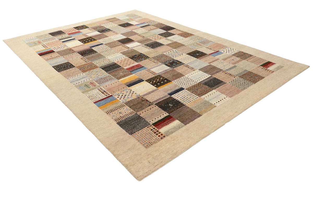 Tapis Gabbeh - Loribaft Indus - 350 x 250 cm - beige foncé
