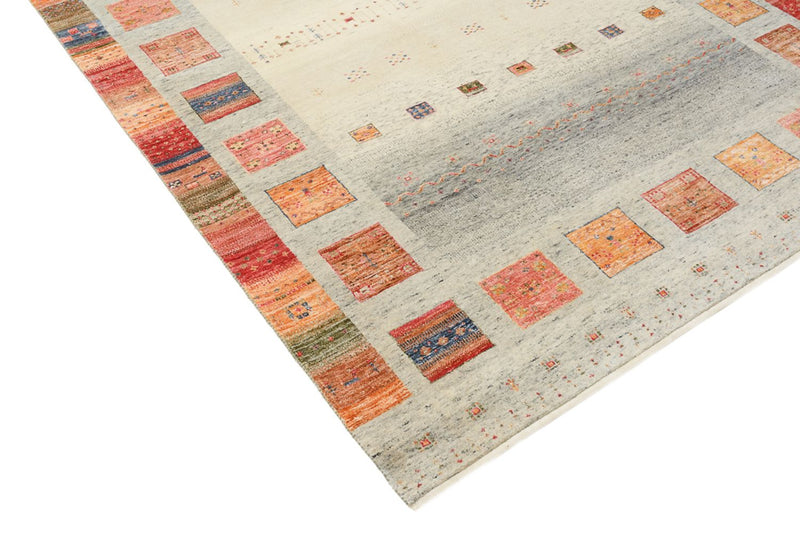 Tapis Gabbeh - Loribaft Indus - 244 x 176 cm - multicolore