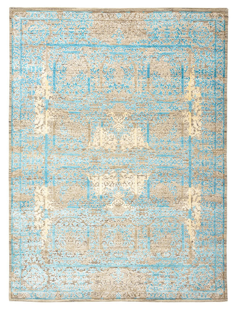 Tapis design - 234 x 176 cm - bleu clair