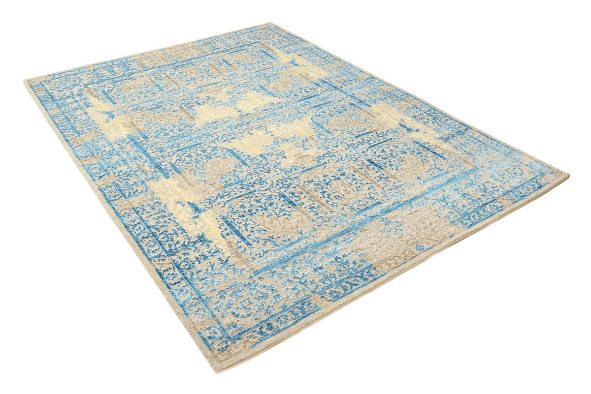Tapis design - 234 x 176 cm - bleu clair