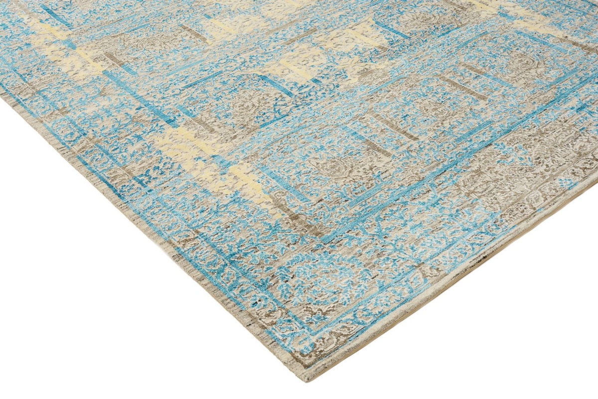 Tapis design - 234 x 176 cm - bleu clair