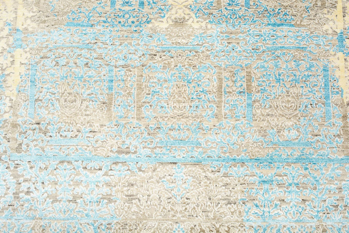 Tapis design - 234 x 176 cm - bleu clair