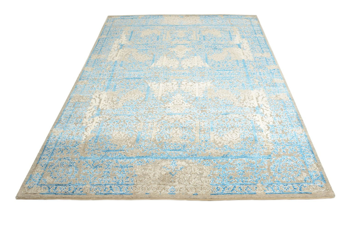 Tapis design - 234 x 176 cm - bleu clair