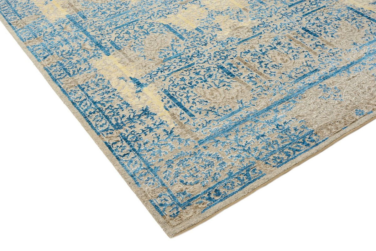 Tapis design - 243 x 174 cm - bleu clair