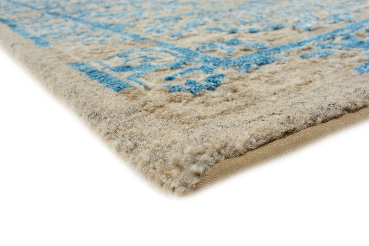 Tapis design - 243 x 174 cm - bleu clair