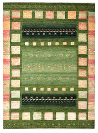Tapis Gabbeh - Loribaft Indus - 238 x 173 cm - vert