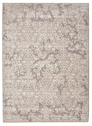 Tapis design - 241 x 172 cm - gris clair
