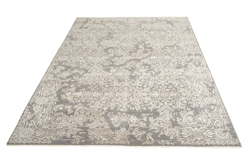 Tapis design - 241 x 172 cm - gris clair