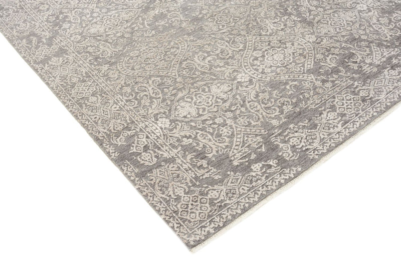 Tapis design - 215 x 152 cm - gris clair