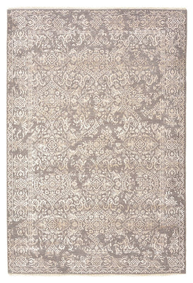Tapis design - 181 x 124 cm - gris clair