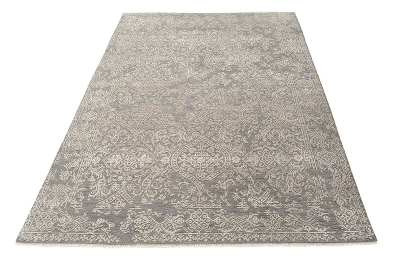 Tapis design - 181 x 124 cm - gris clair