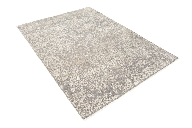 Tapis design - 181 x 124 cm - gris clair