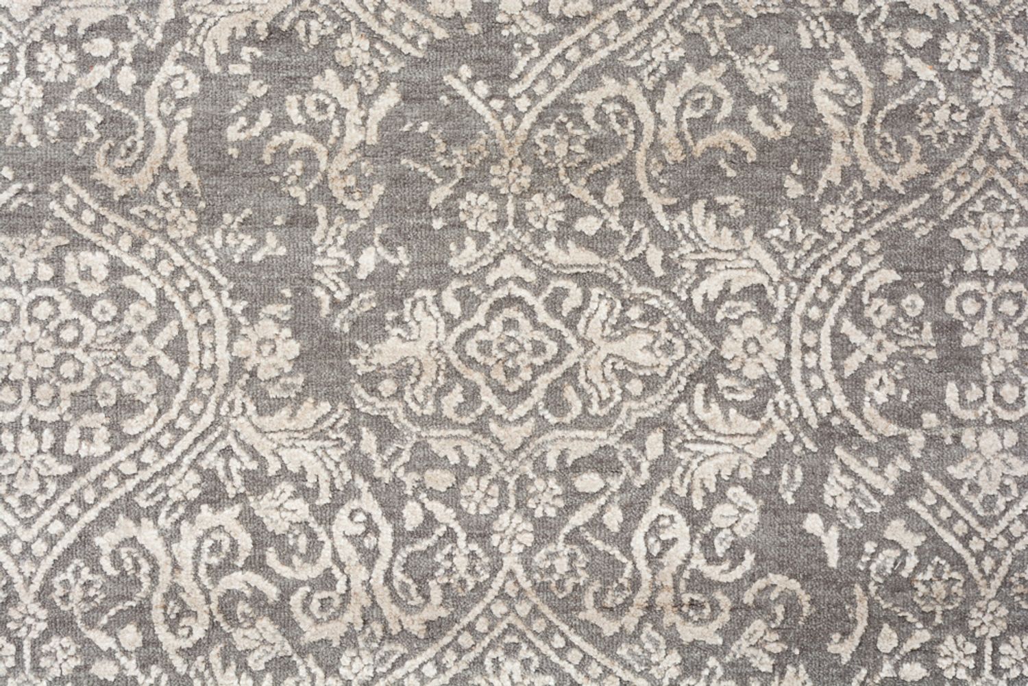 Tapis design - 181 x 124 cm - gris clair