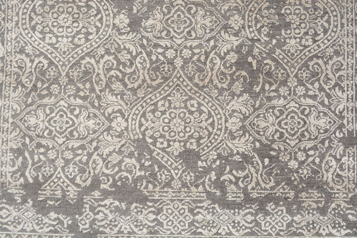 Tapis design - 184 x 124 cm - gris clair