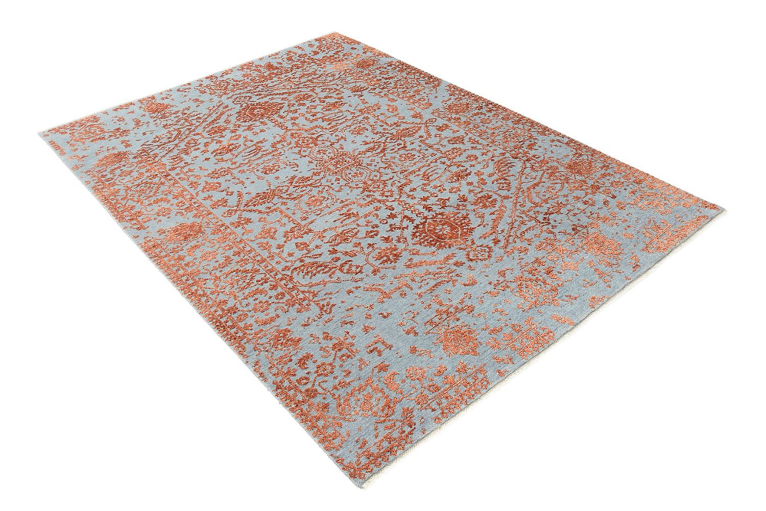 Tapis design - 208 x 156 cm - orange