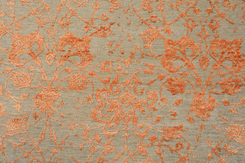 Tapis design - 207 x 158 cm - orange