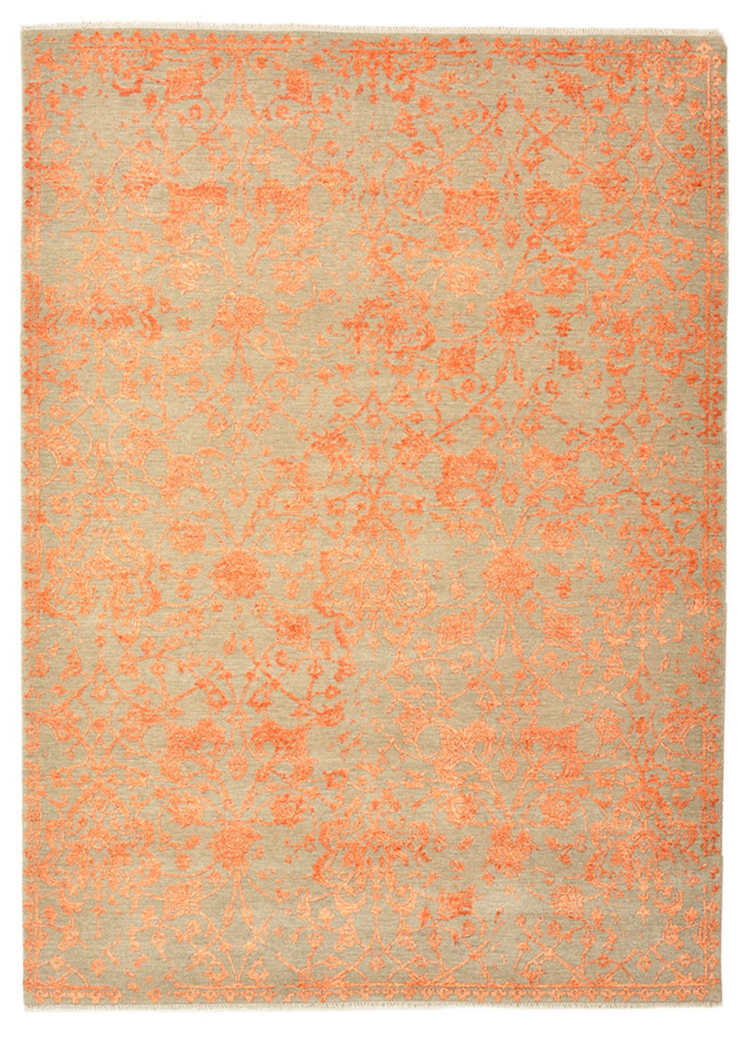 Tapis design - 212 x 156 cm - orange