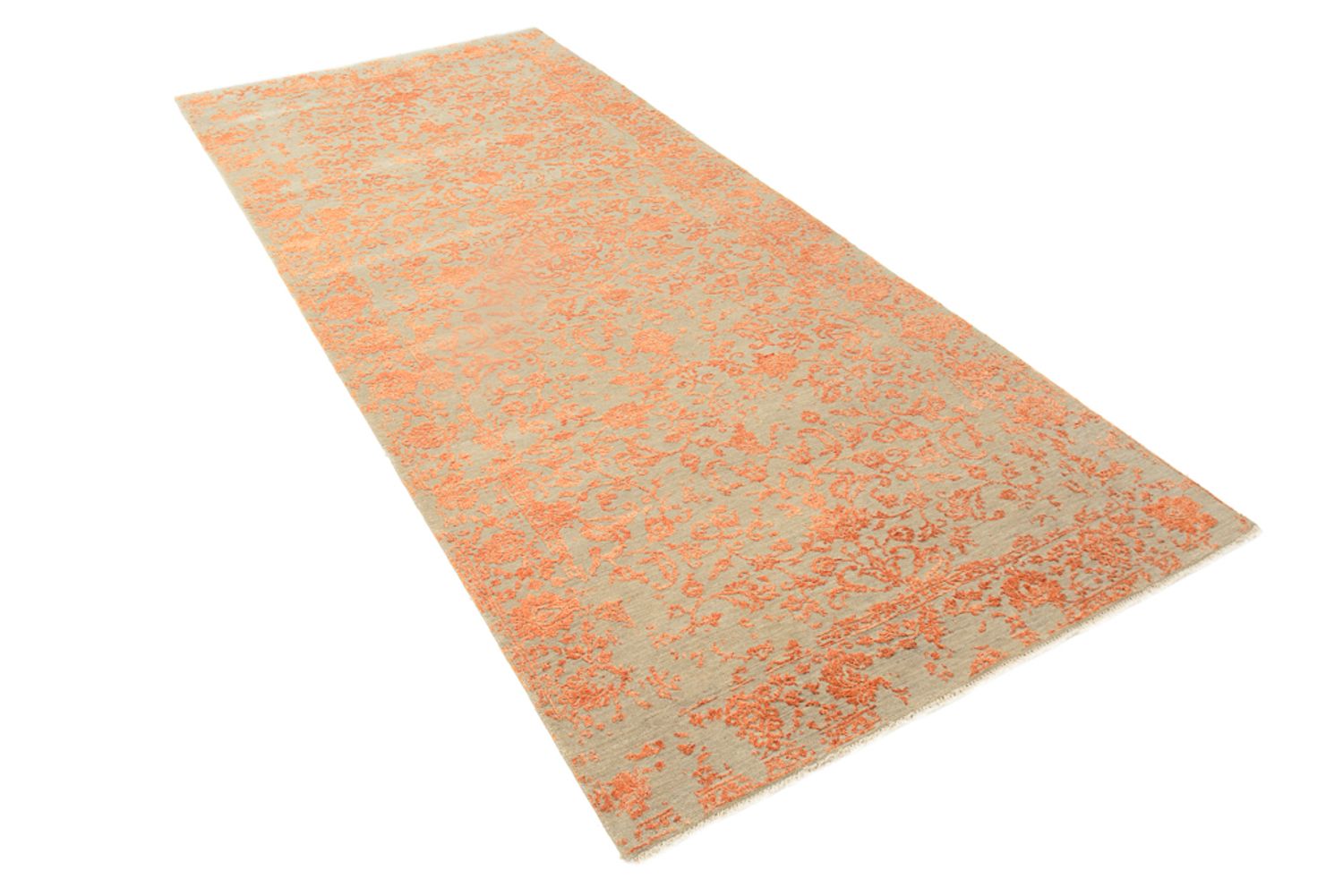 Tapis de couloir Tapis design - 297 x 126 cm - orange