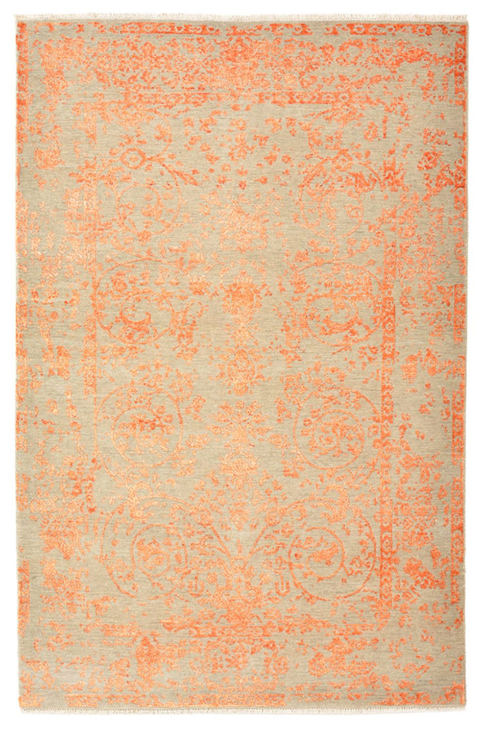 Tapis design - 187 x 123 cm - orange
