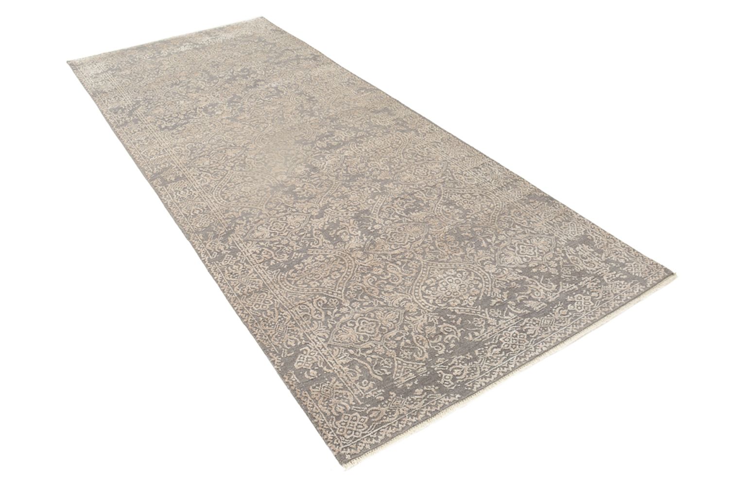 Tapis de couloir Tapis design - 307 x 123 cm - gris