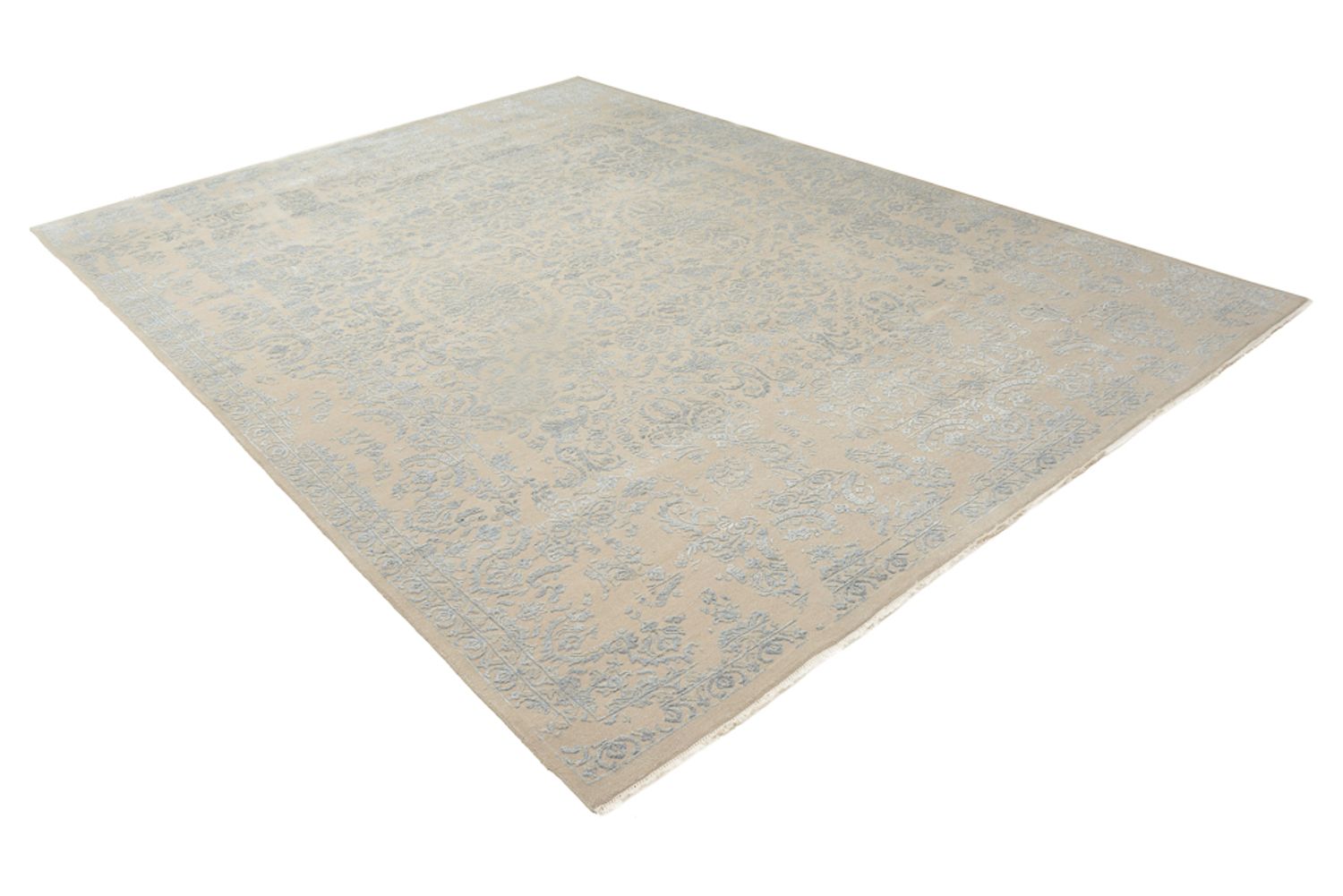 Tapis design - 243 x 166 cm - gris clair