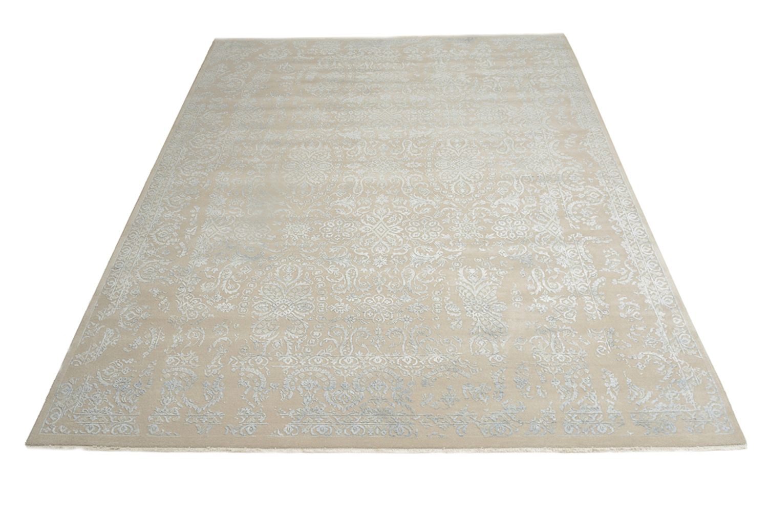 Tapis design - 243 x 166 cm - gris clair