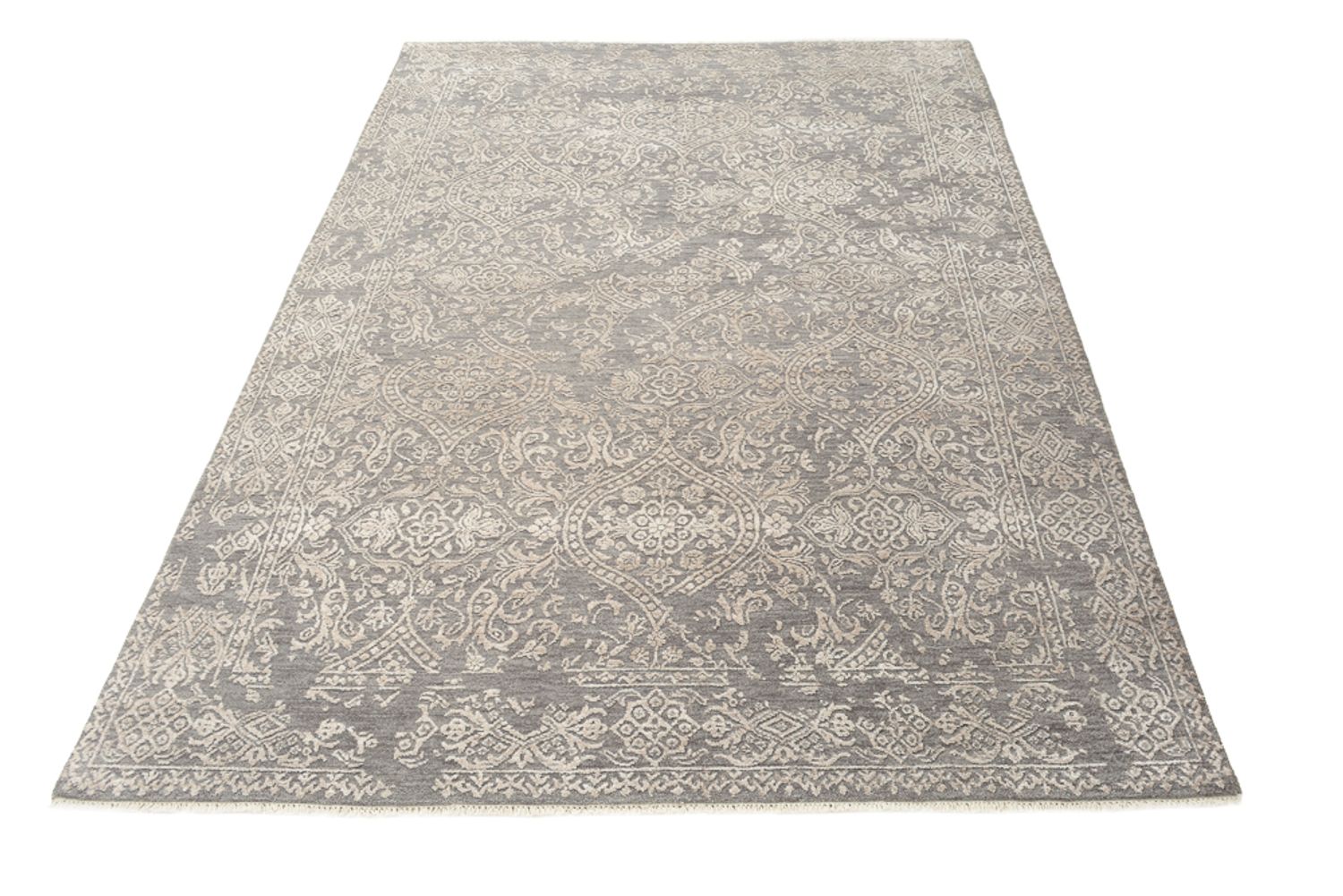 Tapis design - 179 x 125 cm - gris