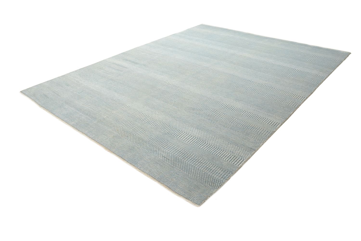 Tapis design - 313 x 243 cm - bleu clair