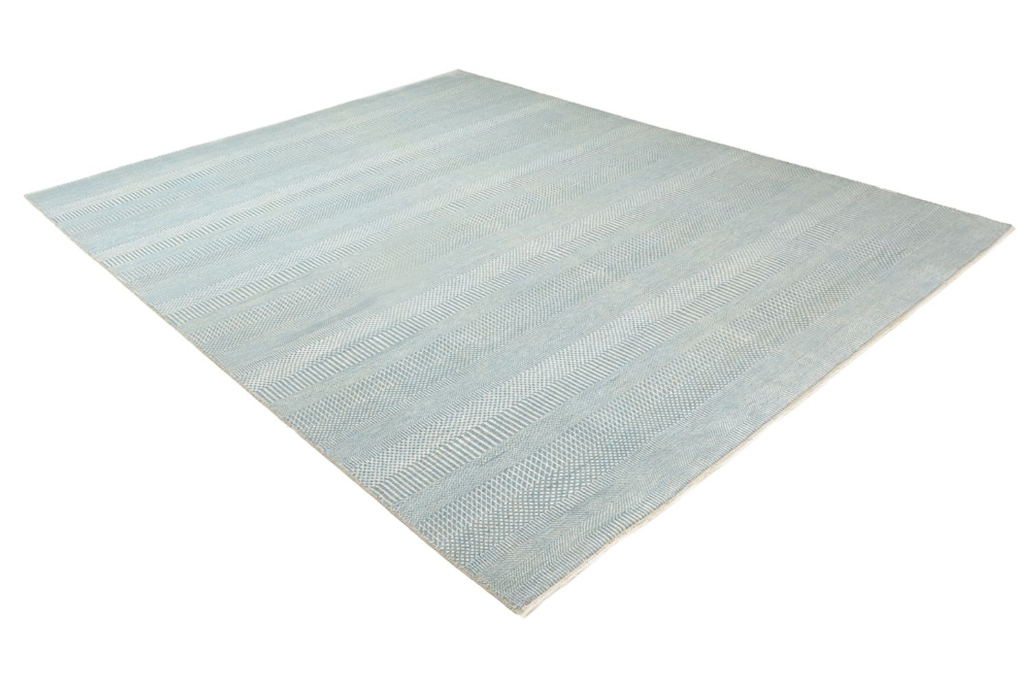 Tapis design - 313 x 243 cm - bleu clair