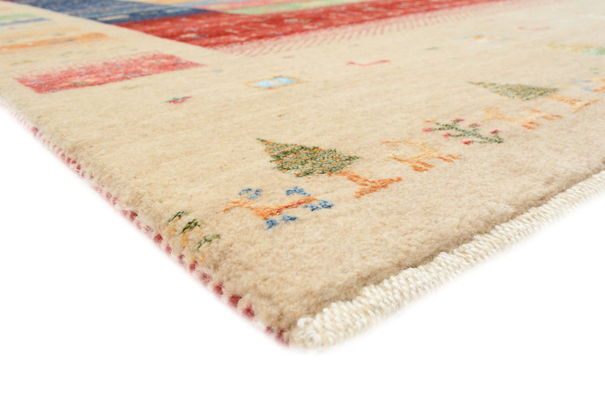 Tapis Gabbeh - Loribaft Indus - 207 x 156 cm - multicolore