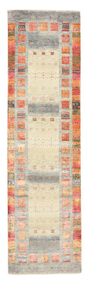 Tapis de couloir Tapis Gabbeh - Loribaft Indus - 295 x 82 cm - multicolore