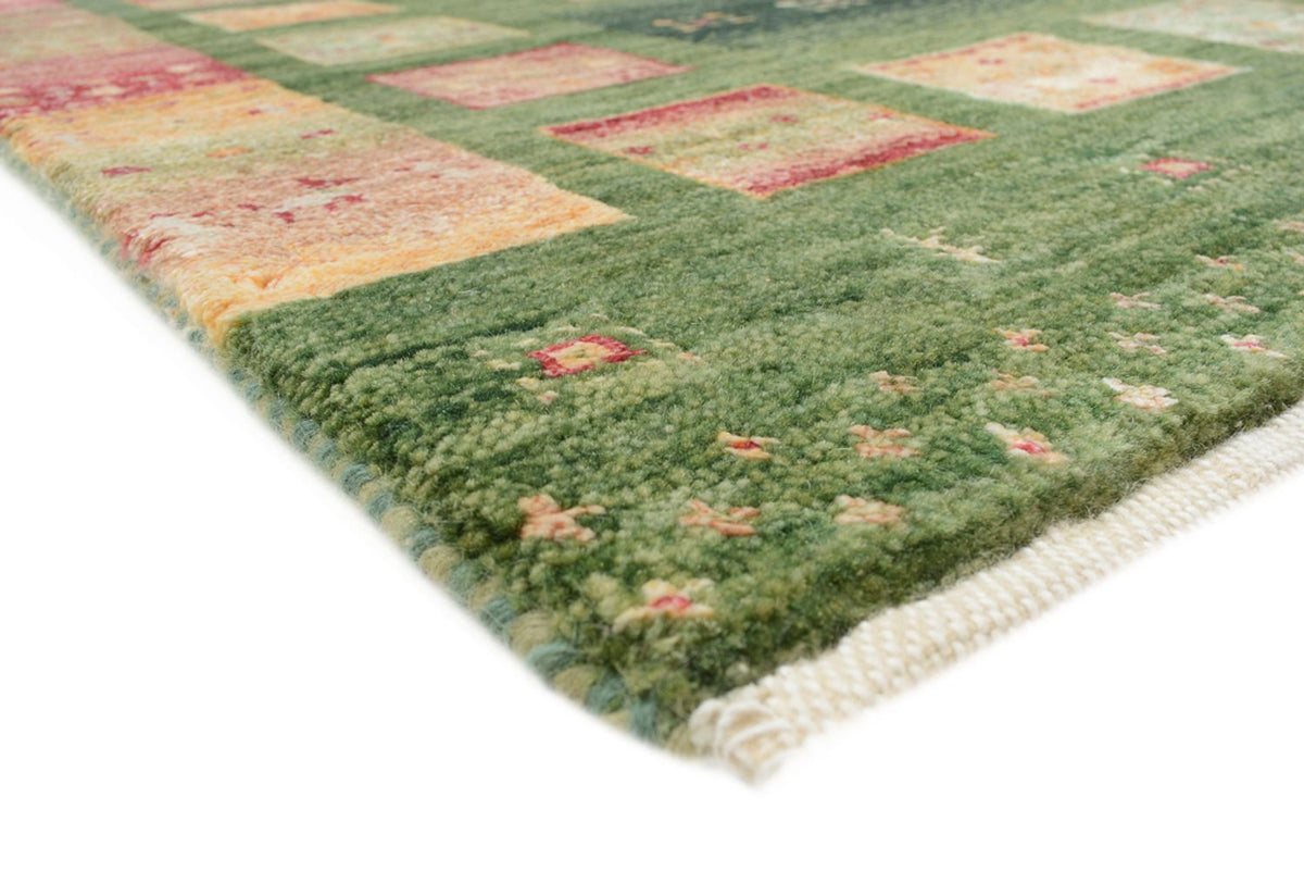 Tapis de couloir Tapis Gabbeh - Loribaft Indus - 192 x 76 cm - multicolore