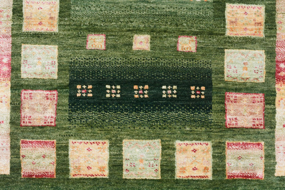 Tapis de couloir Tapis Gabbeh - Loribaft Indus - 192 x 76 cm - multicolore