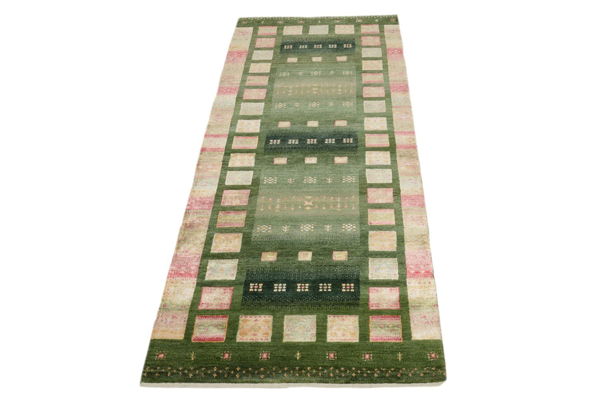 Tapis de couloir Tapis Gabbeh - Loribaft Indus - 192 x 76 cm - multicolore