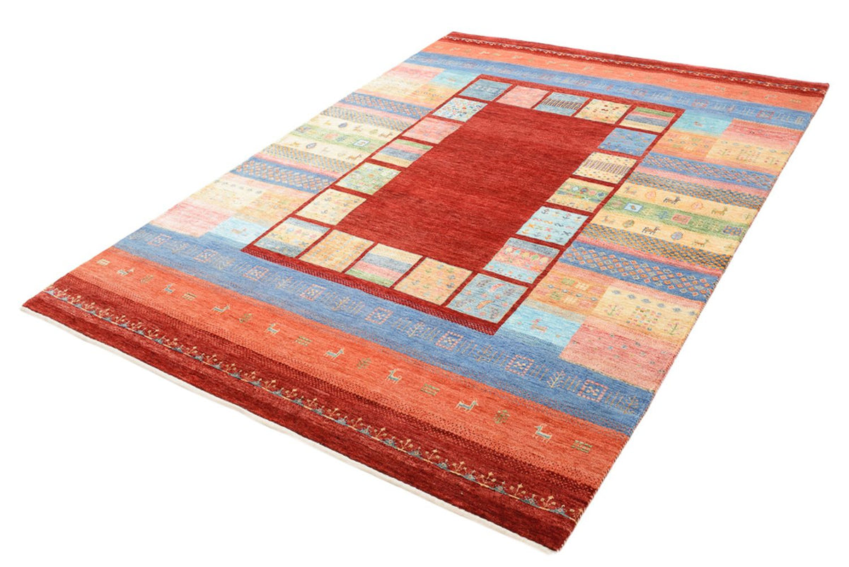 Tapis Gabbeh - Loribaft Indus - 241 x 178 cm - multicolore