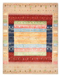 Tapis Gabbeh - Loribaft Indus - 198 x 154 cm - multicolore