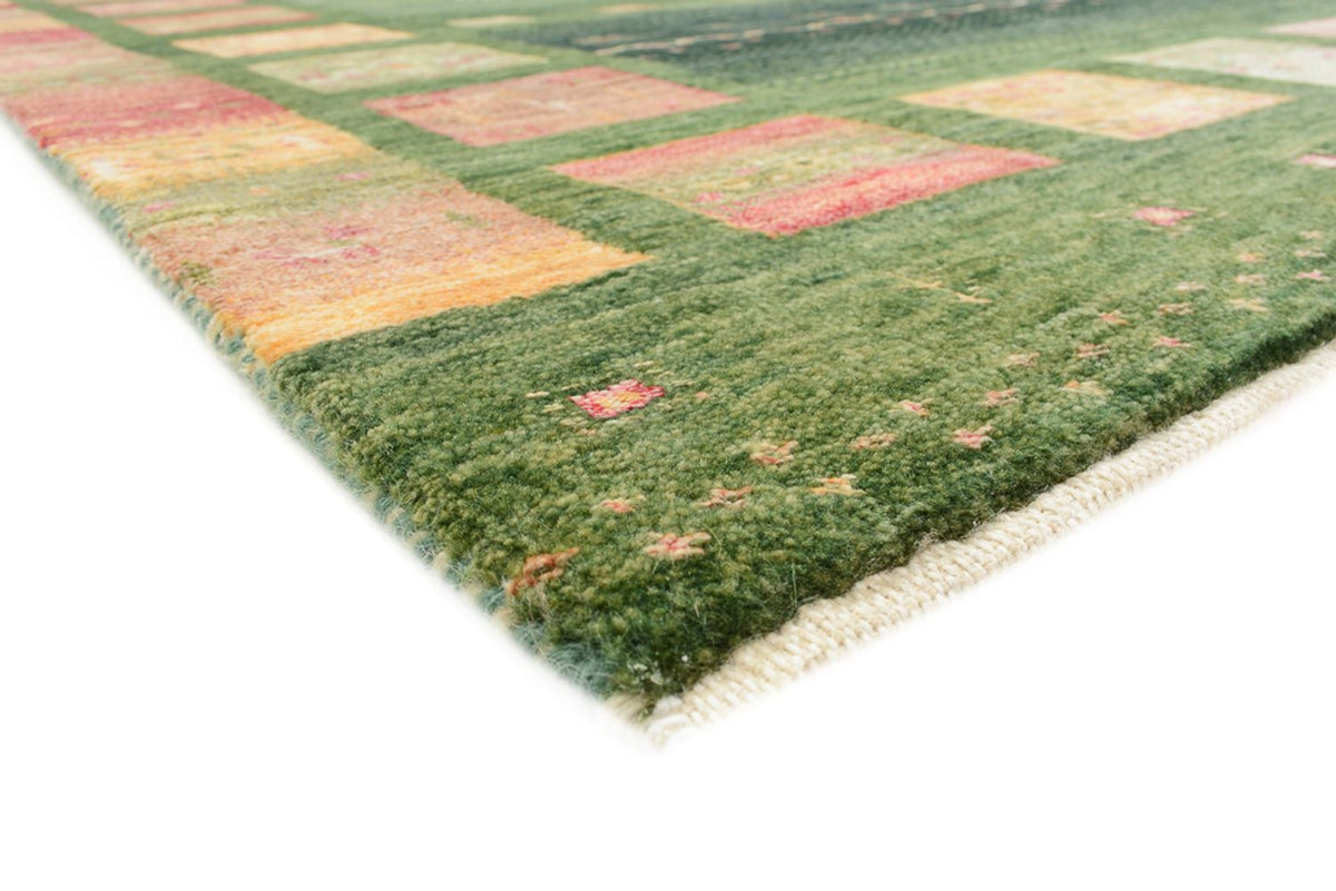 Tapis Gabbeh - Loribaft Indus - 183 x 127 cm - vert