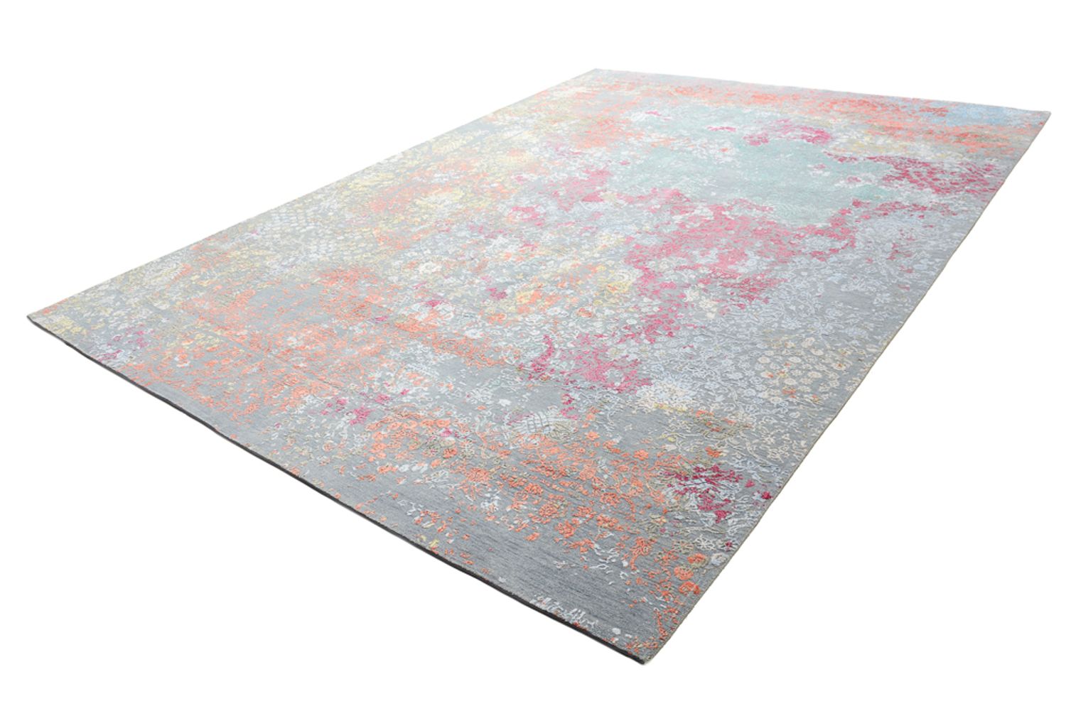 Tapis design - 369 x 274 cm - bleu clair