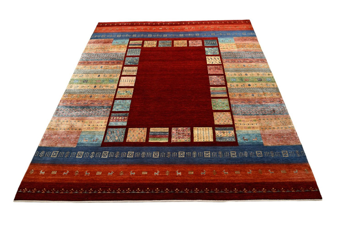 Tapis Gabbeh - Loribaft Indus - 336 x 254 cm - rouge