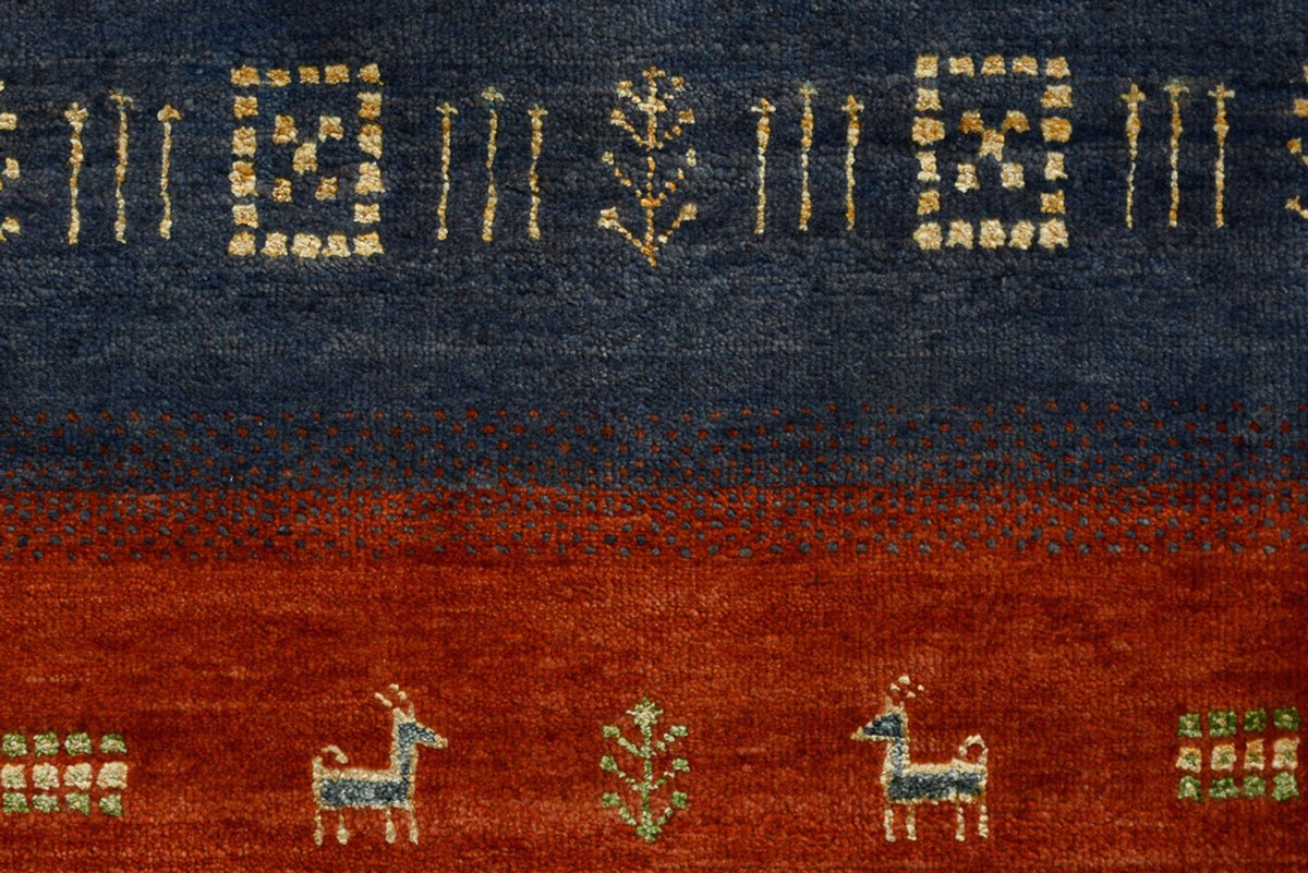 Tapis Gabbeh - Loribaft Indus - 336 x 254 cm - rouge