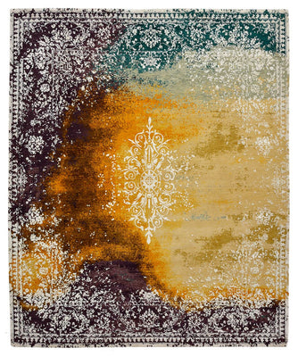 Tapis design - 298 x 248 cm - multicolore