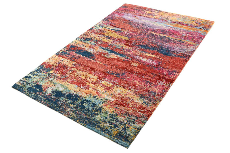 Tapis design - 182 x 119 cm - multicolore