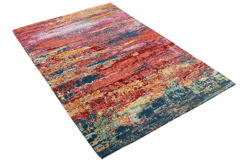 Tapis design - 182 x 119 cm - multicolore
